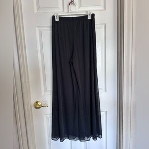 NWT- Dress Barn size Large. Black Sparkle Dress Flowy Dress Pants